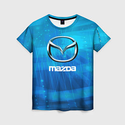 Футболка женская Mazda мазда, цвет: 3D-принт
