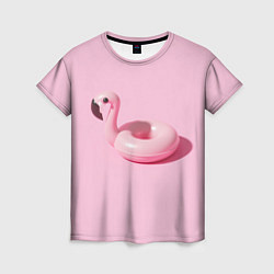 Футболка женская Flamingos Розовый фламинго, цвет: 3D-принт