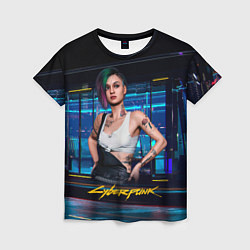 Футболка женская Judy Джуди Cyberpunk 2077, цвет: 3D-принт