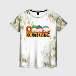 Футболка женская Мультфильм Южный парк South Park, цвет: 3D-принт