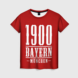 Футболка женская Бавария Bayern Munchen, цвет: 3D-принт
