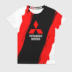 Футболка женская MITSUBSHI MOTORS КРАСКА, цвет: 3D-принт