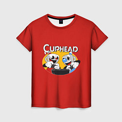 Футболка женская Cuphead and Mugman Gamers, цвет: 3D-принт