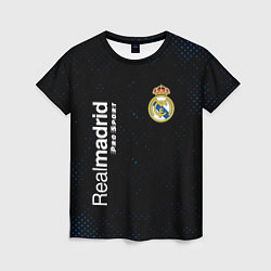 Футболка женская REAL MADRID Pro Sport Потертости, цвет: 3D-принт