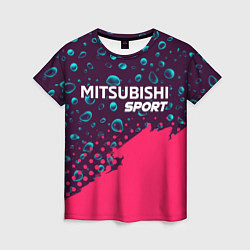 Женская футболка MITSUBISHI Sport Краски