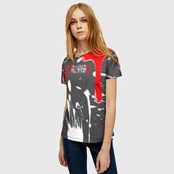 Футболка женская Bullet For My Valentine потеки, цвет: 3D-принт — фото 2