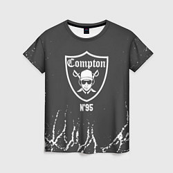 Футболка женская Compton Комптон, цвет: 3D-принт