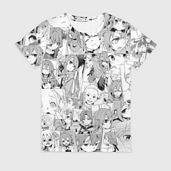 Футболка женская Реинкарнация безработного паттерн, цвет: 3D-принт