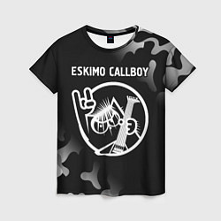 Футболка женская Eskimo Callboy - КОТ - Камуфляж, цвет: 3D-принт