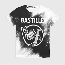 Футболка женская Bastille - КОТ - Краска, цвет: 3D-принт