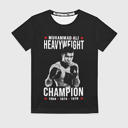 Футболка женская MUHAMMAD ALI МУХАММЕД АЛИ, цвет: 3D-принт