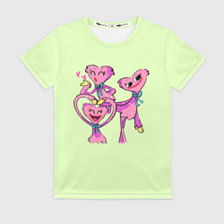 Футболка женская POPPY PLAYTIME - KISSY MISSY - МИЛАЯ КИССИ МИССИ, цвет: 3D-принт