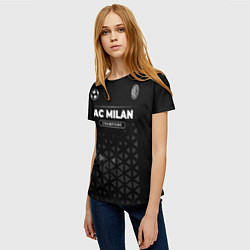 Футболка женская AC Milan Форма Champions, цвет: 3D-принт — фото 2