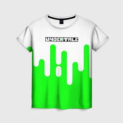 Женская футболка Undertale андертейл логотип