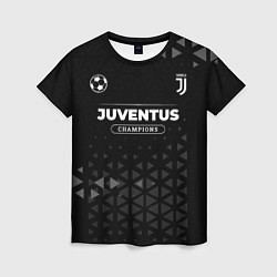 Футболка женская Juventus Форма Champions, цвет: 3D-принт