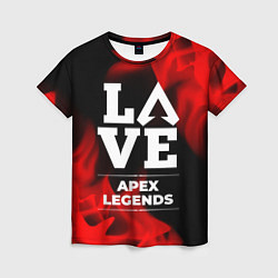Футболка женская Apex Legends Love Классика, цвет: 3D-принт