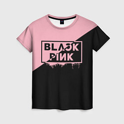 Футболка женская BLACKPINK BIG LOGO, цвет: 3D-принт
