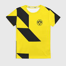 Футболка женская Фк боруссия - fc borussia logo, цвет: 3D-принт