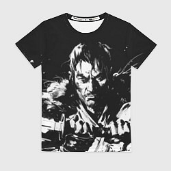 Футболка женская Дзин Сакай Призрак Цусимы, цвет: 3D-принт