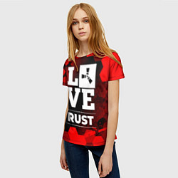 Футболка женская Rust Love Классика, цвет: 3D-принт — фото 2