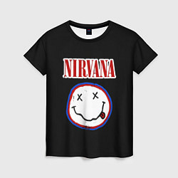 Футболка женская Nirvana гранж, цвет: 3D-принт