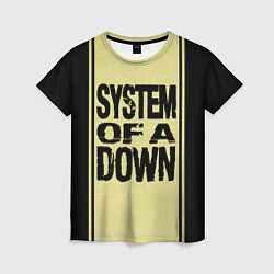 Футболка женская System of a Down: 5 Album Bundle, цвет: 3D-принт
