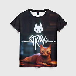 Футболка женская Stray: Бродячий кот, цвет: 3D-принт