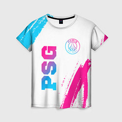 Футболка женская PSG Neon Gradient, цвет: 3D-принт