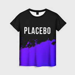 Футболка женская Placebo Purple Grunge, цвет: 3D-принт