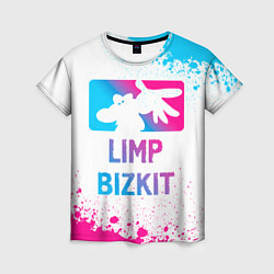 Футболка женская Limp Bizkit Neon Gradient, цвет: 3D-принт