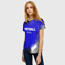 Футболка женская Sports club FOOTBALL, цвет: 3D-принт — фото 2