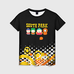Футболка женская Южный Парк - абстракция, цвет: 3D-принт