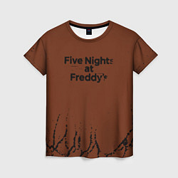 Женская футболка Five Nights At Freddys : game