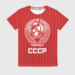 Футболка женская Герб СССР Советский союз, цвет: 3D-принт