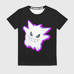 Футболка женская Pokemon gengar, цвет: 3D-принт