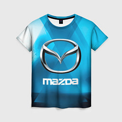 Женская футболка Mazda - sport - абстракция