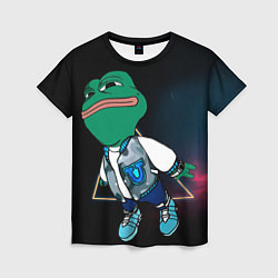 Женская футболка Pepe Frog Fly