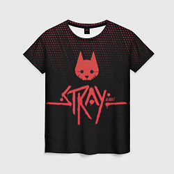 Футболка женская Stray game cat бродячий кот игра, цвет: 3D-принт