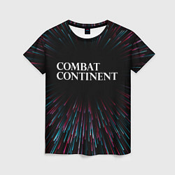 Футболка женская Combat Continent infinity, цвет: 3D-принт