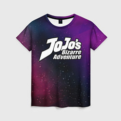 Женская футболка JoJo Bizarre Adventure gradient space