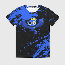 Футболка женская Радужные друзья: Синий, цвет: 3D-принт