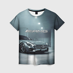 Футболка женская Mercedes AMG - Motorsport, цвет: 3D-принт