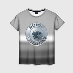 Футболка женская Buick Wildcat - emblem, цвет: 3D-принт