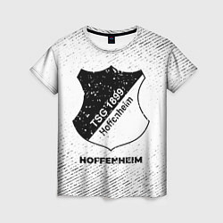 Футболка женская Hoffenheim с потертостями на светлом фоне, цвет: 3D-принт