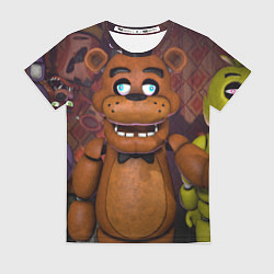 Футболка женская Five Nights аt Frеddys, цвет: 3D-принт