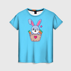 Женская футболка Кролик Символ года 2023