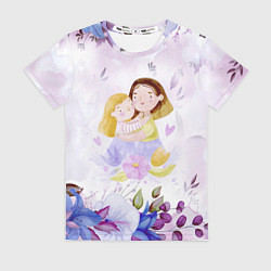 Женская футболка Подарок любимой мамочке!