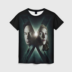 Женская футболка X - Files