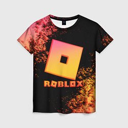 Футболка женская Roblox logo gradient, цвет: 3D-принт