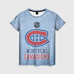 Футболка женская Montreal Canadiens - NHL, цвет: 3D-принт